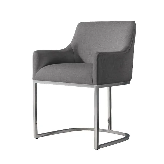 Полукресло Emery Curved-Back Track Polished