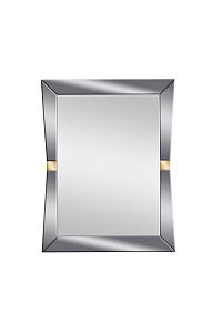 KFG123 Зеркало прямоугольное с золотыми вставками 79*102*2см купить по цене 21&nbsp;000  руб.